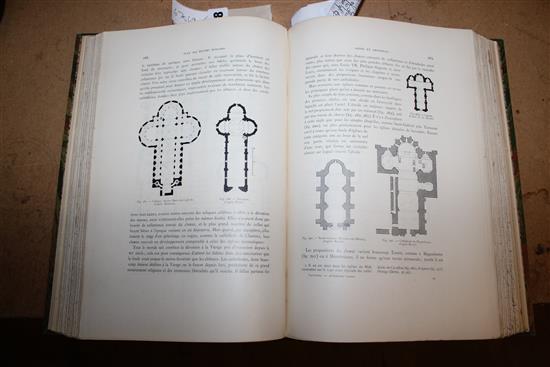 Dde Lasteyrie, R., LArchitecture Religieuse 1912 & 3 other books
